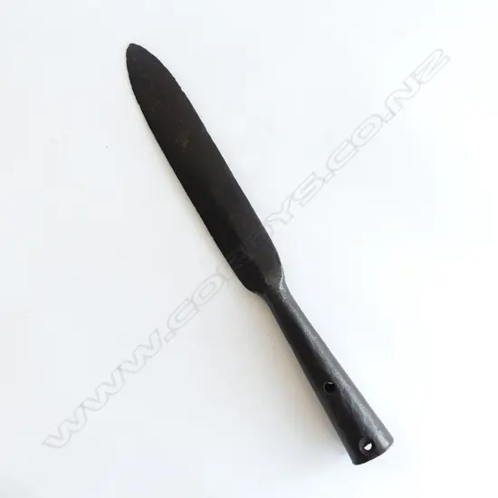 Old cast iron lance dagger,